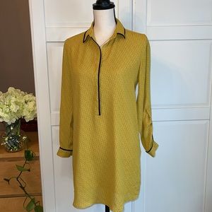 Loft Dress_mustard color